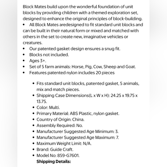 Block Mates Farm‎ Set - New In Box - Picture 6 of 6